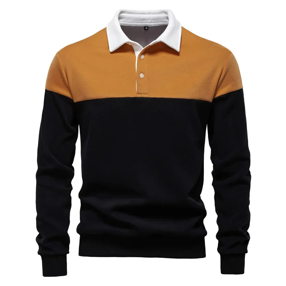 Men's Collared Polo Sweater