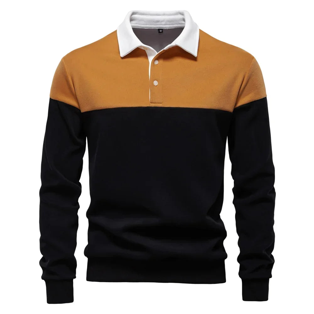 Men's Polo Collar Winter Sweater