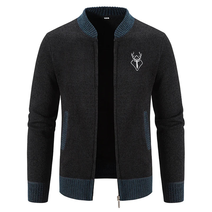 Men's Deer Icon Knit Cardigan