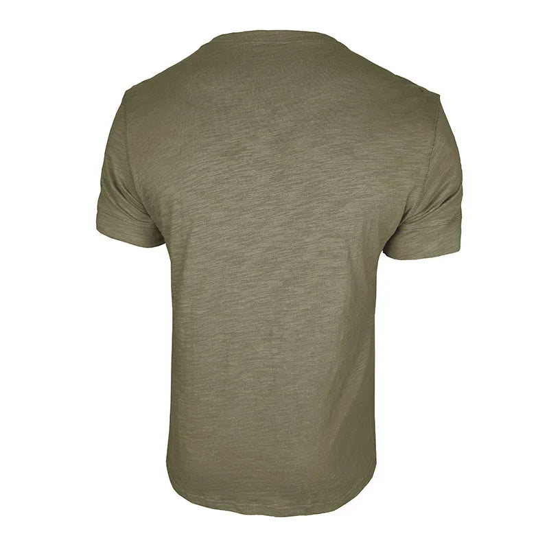 Men's Henley Neck T-Shirt