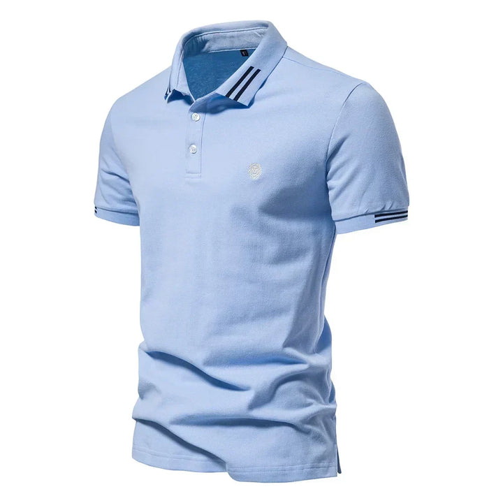 Men's Contrast Pique Polo Shirt