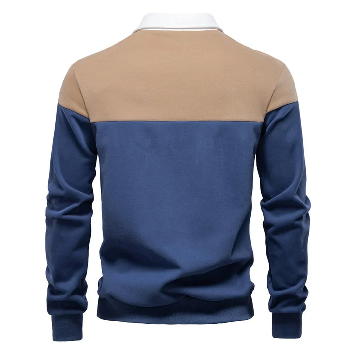 Men's Polo Collar Winter Sweater