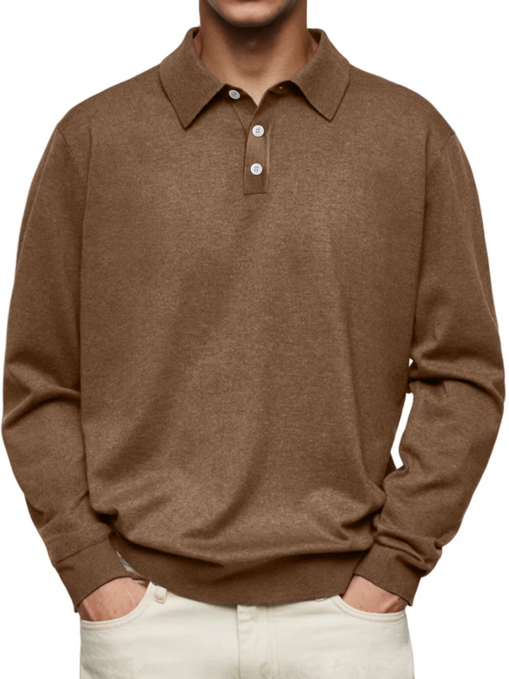 Men's Long Sleeve Polo Shirt
