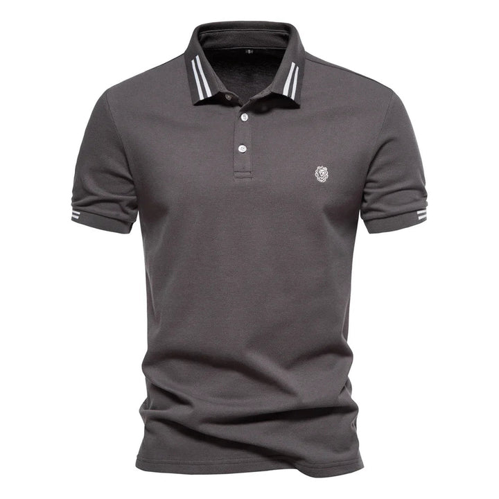 Men's Contrast Pique Polo Shirt