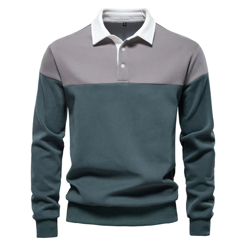 Men's Collared Polo Sweater