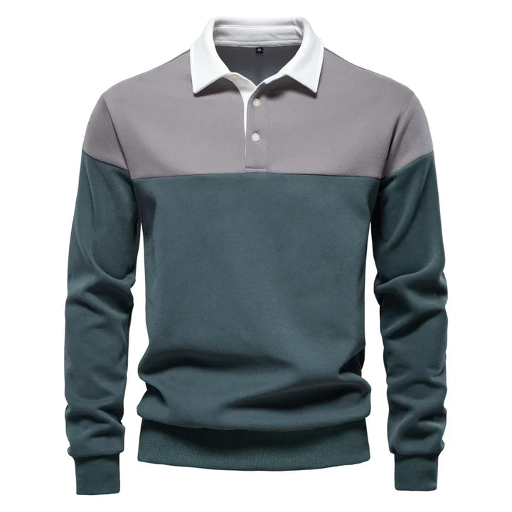 Men's Polo Collar Winter Sweater