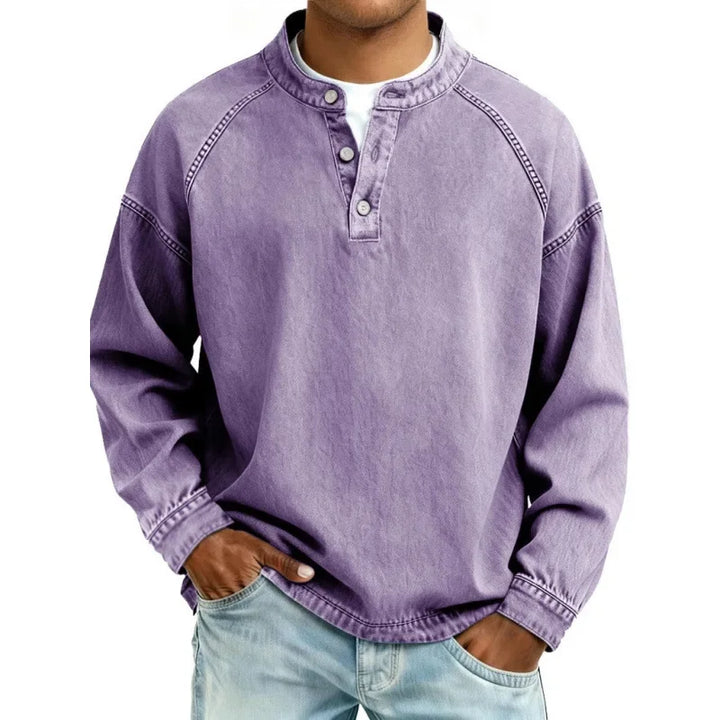 Men's Retro Button Shirt