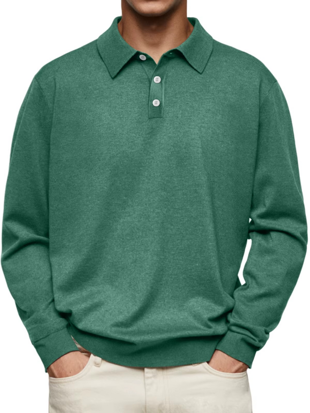 Men's Long Sleeve Polo Shirt