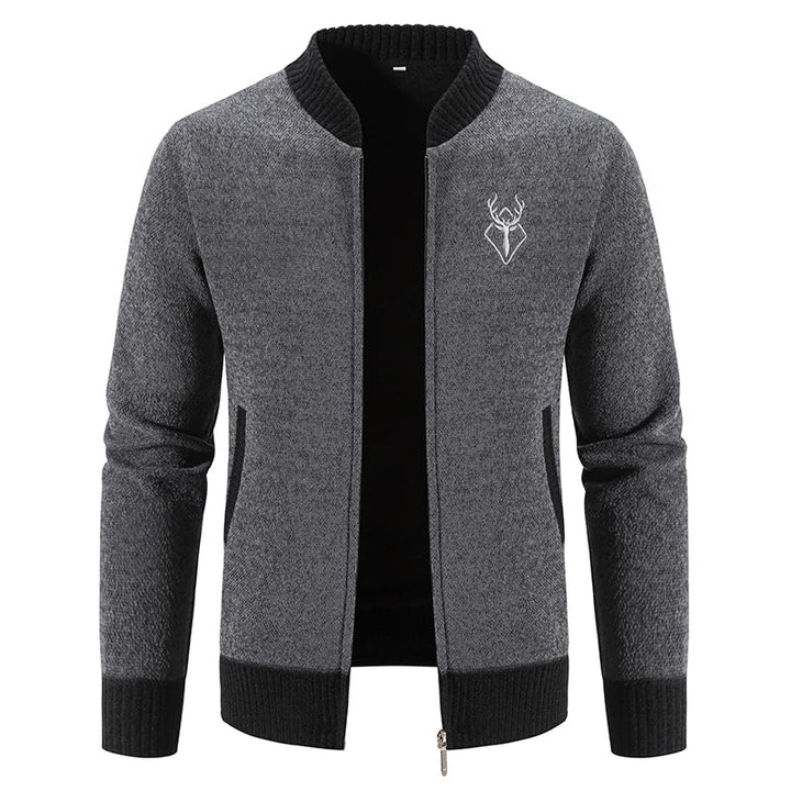 Men's Deer Icon Knit Cardigan