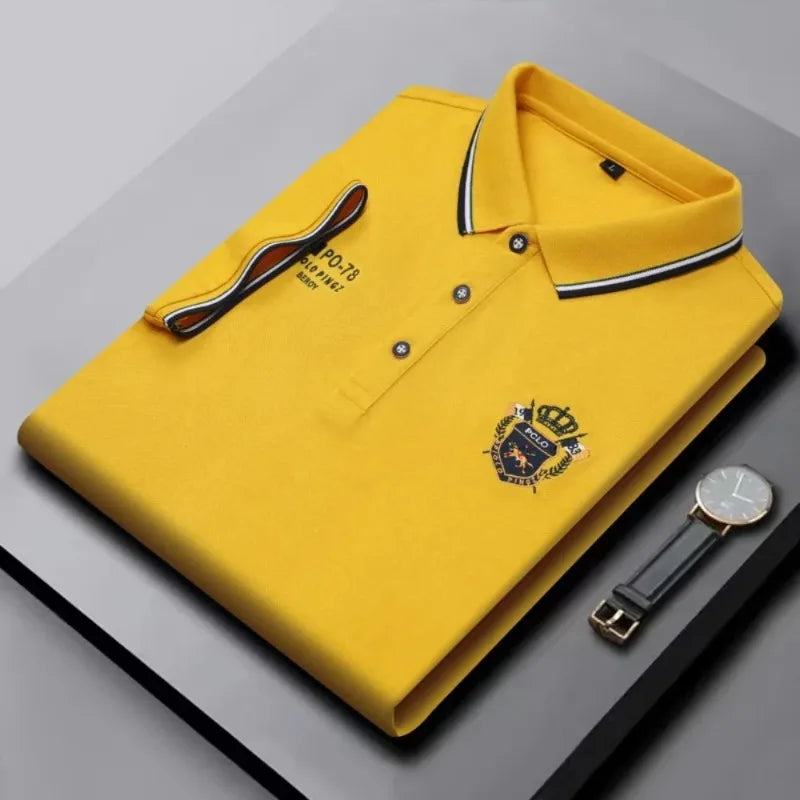 Men's Classic Embroidered Polo Shirt