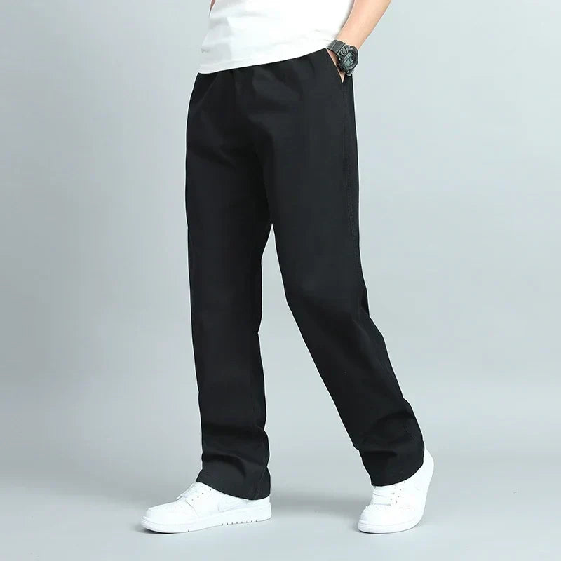 Men'S Wide Cotton Pants