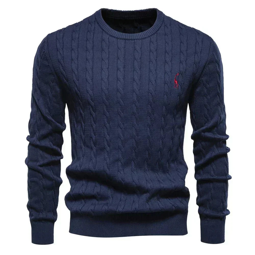 Men's Textured Cable Sweater