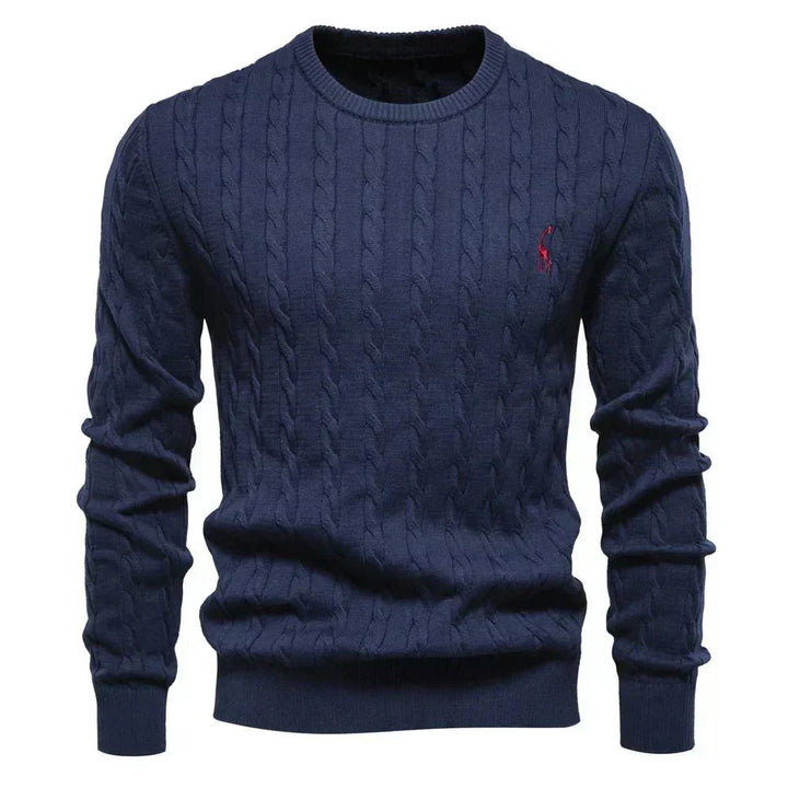 Men's Textured Cable Sweater