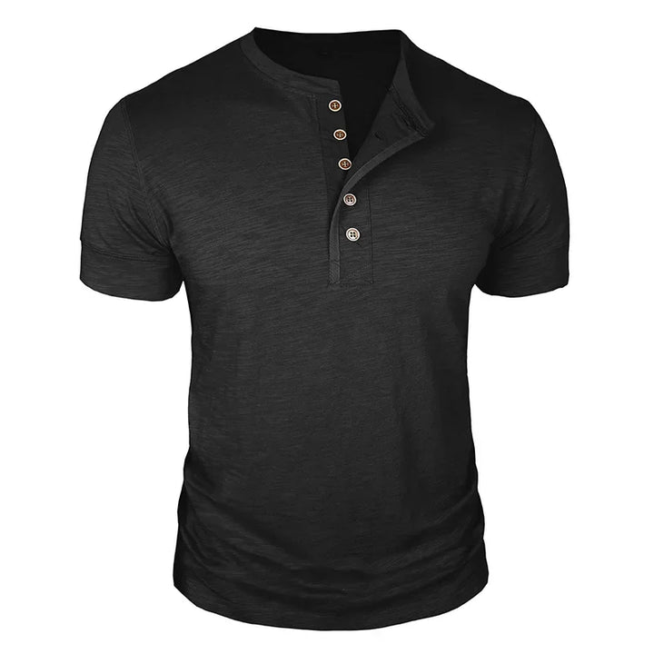 Men's Henley Neck T-Shirt