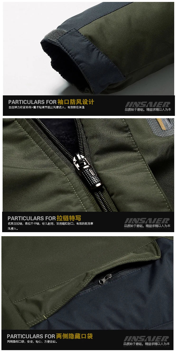Men's Warm Waterproof Outdoor Winter Jacket