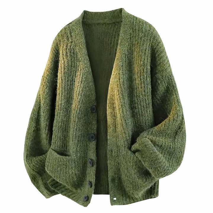 Men's Oversized V-Neck Cardigan