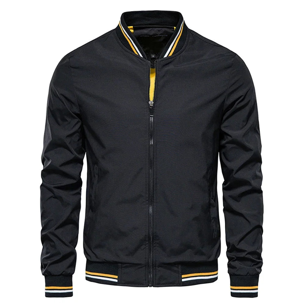 Men's Contrast Bomber Jacket
