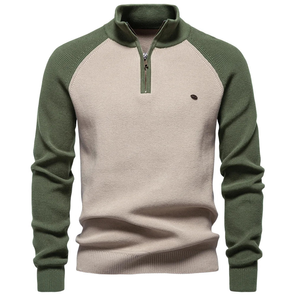 Men's Quarter Zip Sweater