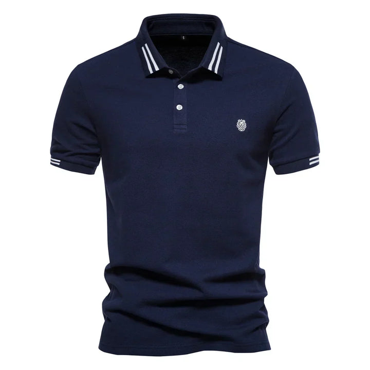 Men's Contrast Pique Polo Shirt