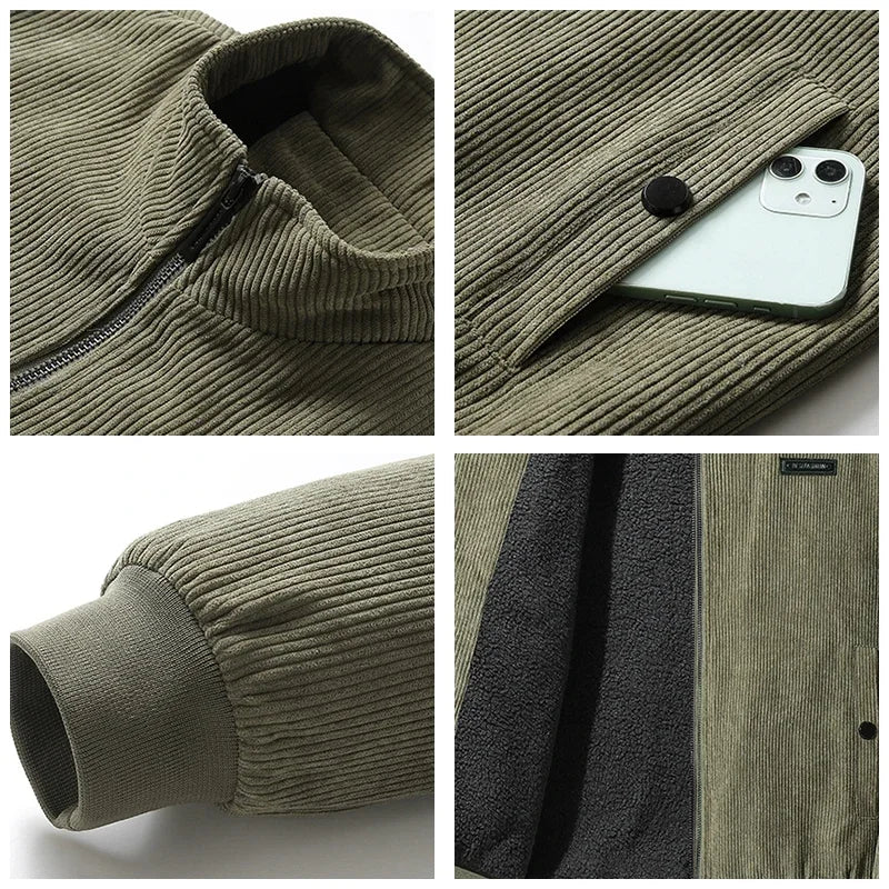 Men's Corduroy Fleece Jacket