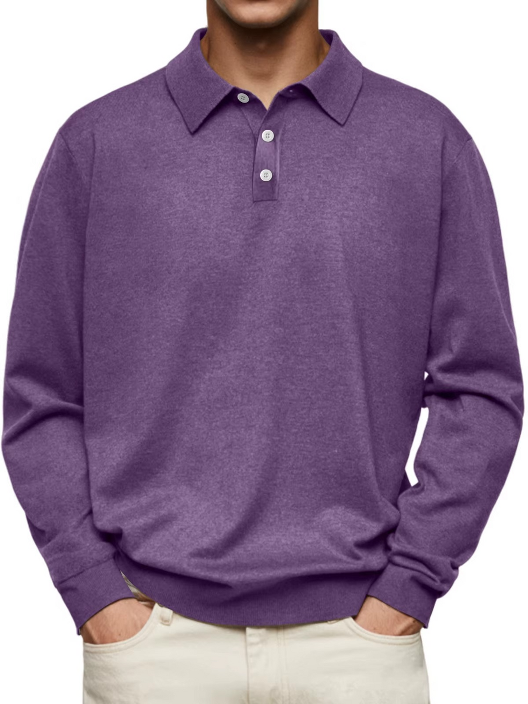 Men's Long Sleeve Polo Shirt