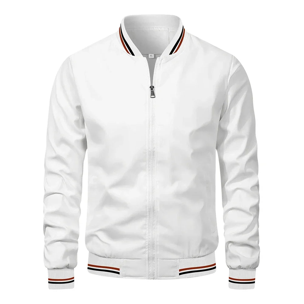 Men's Contrast Bomber Jacket