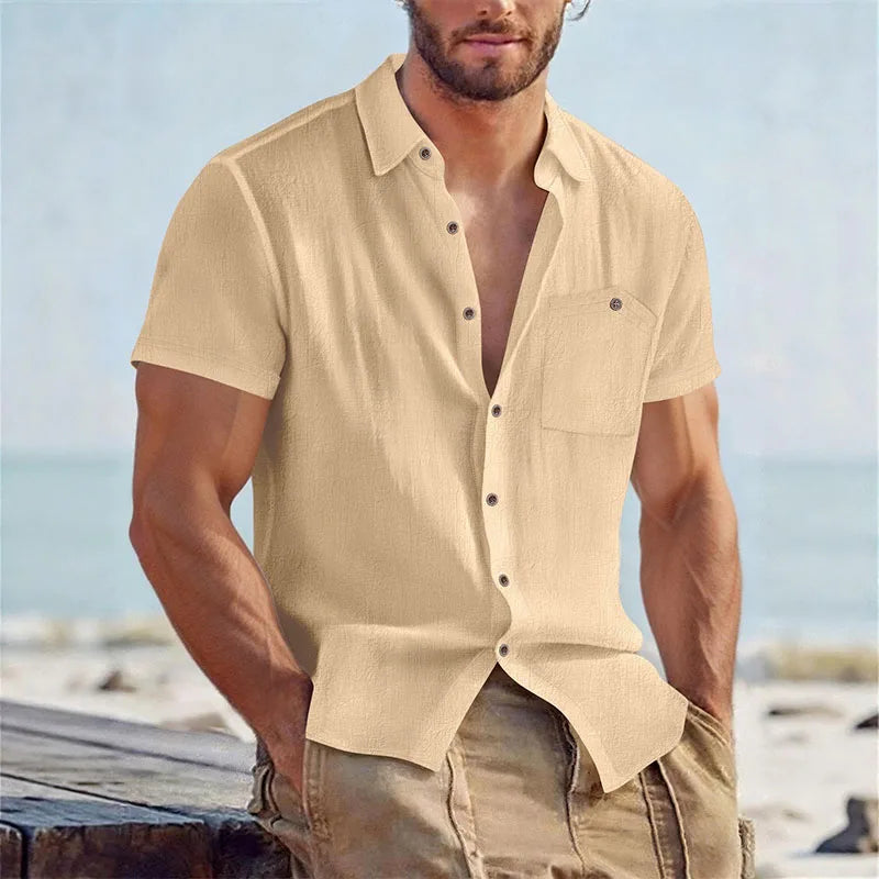 Men's Button-Up Summer Shirt