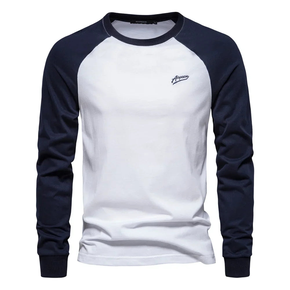 Men's Contrast Raglan Shirt