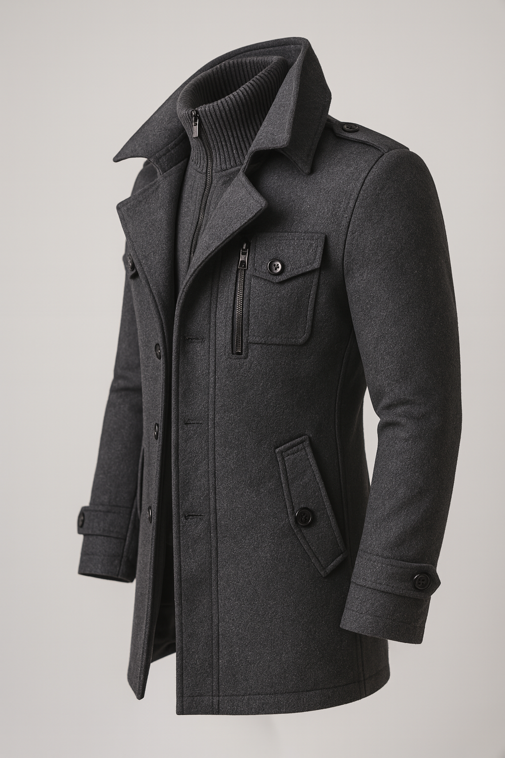 Men's Long Winter Coat
