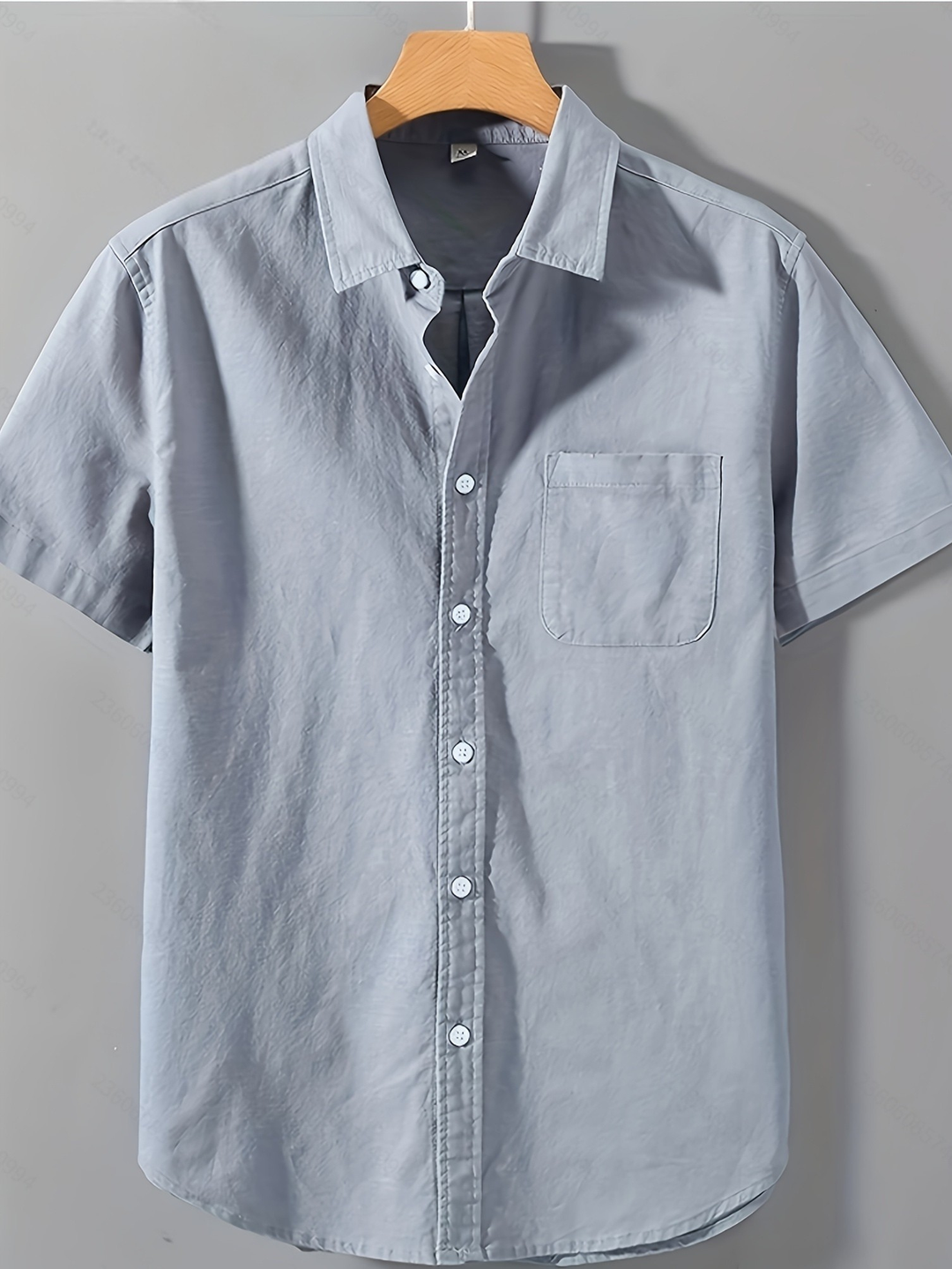 Men's Loose Fit Linen Shirt