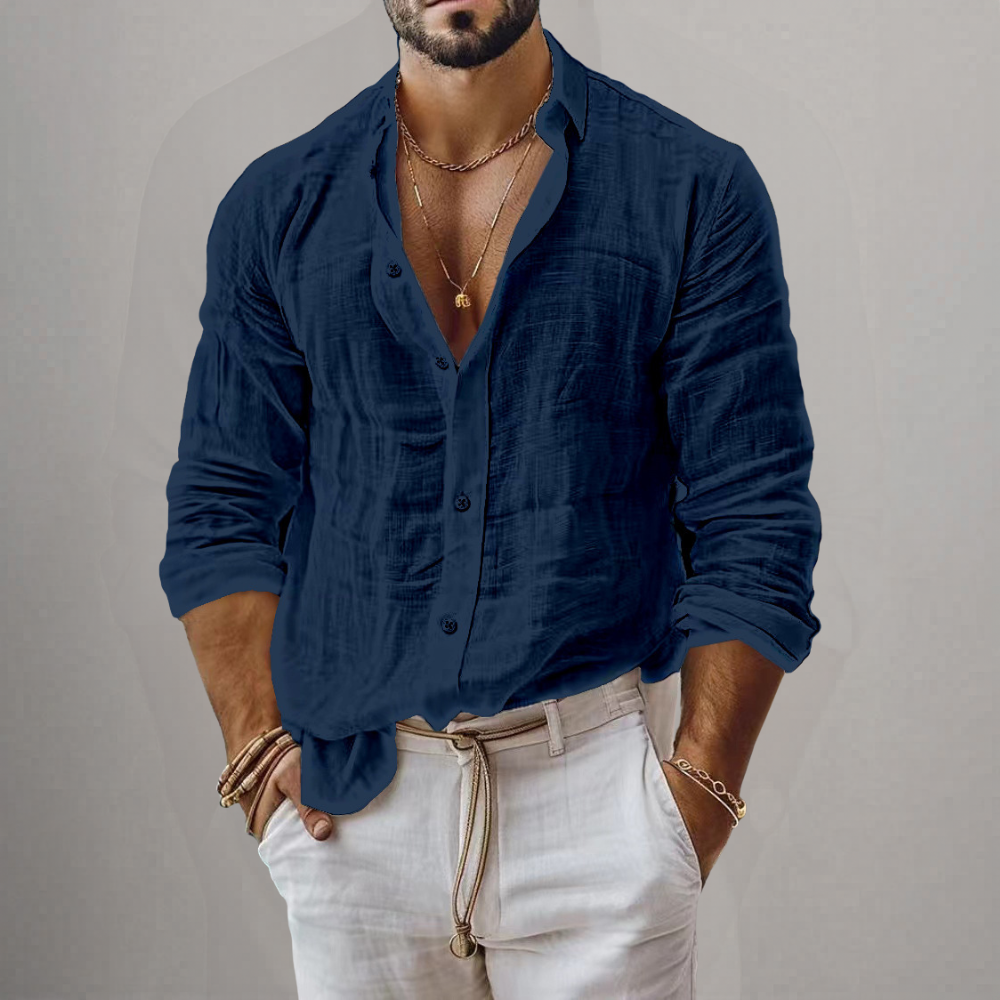 Men's Linen Blend Shirt