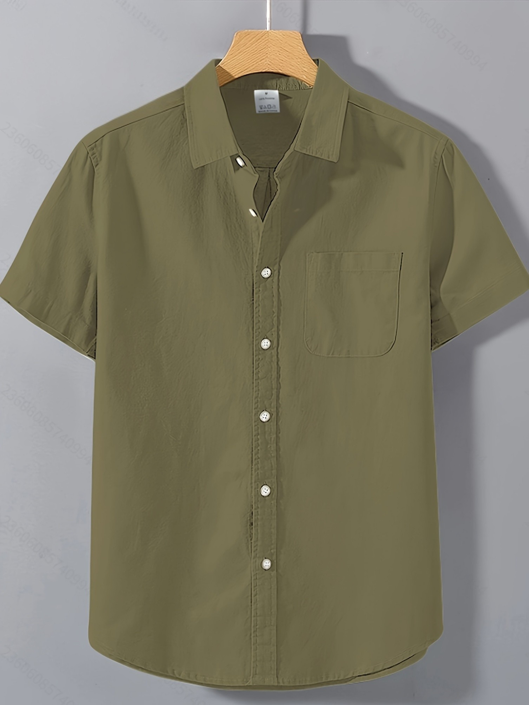 Men's Loose Fit Linen Shirt