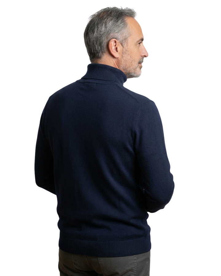 Men's Long Sleeve Turtleneck PUllover