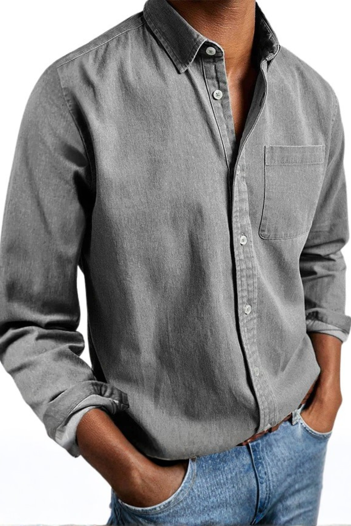 Men's Tailored Button-Up Shirt