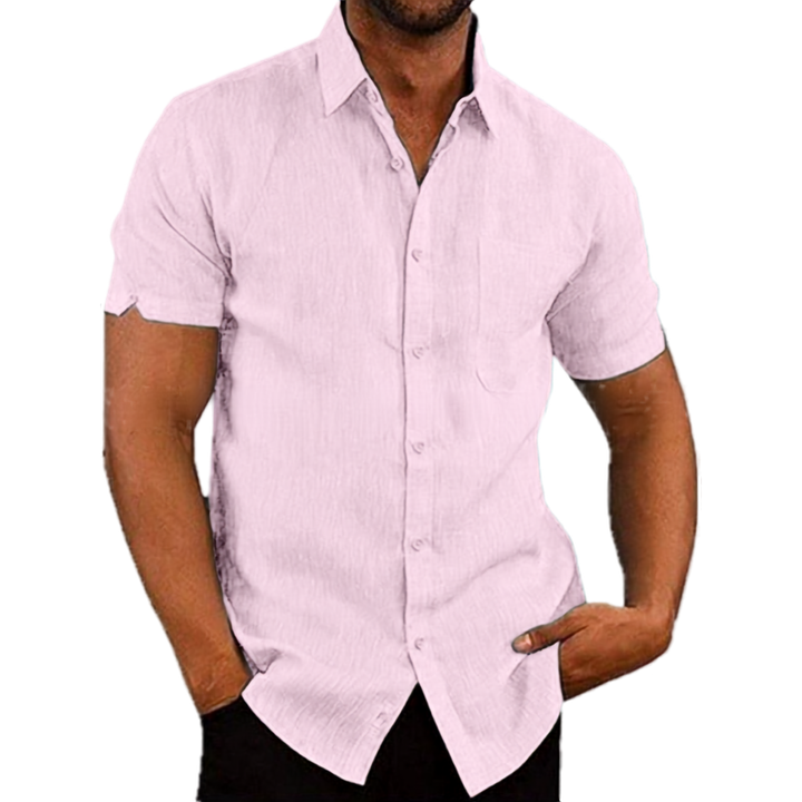Men's Linen Texture Shirt