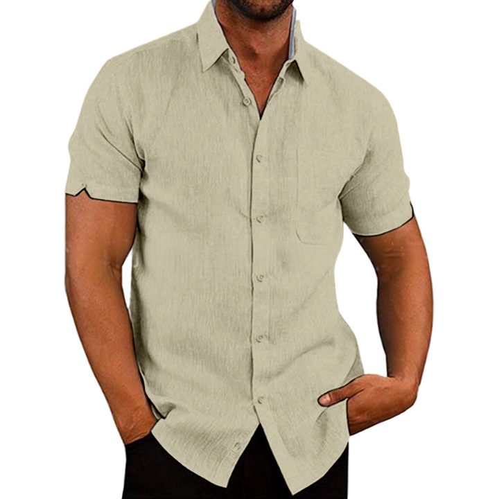 Men's Linen Texture Shirt