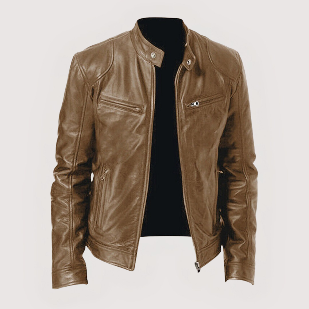 Men's Faux Leather Jacket