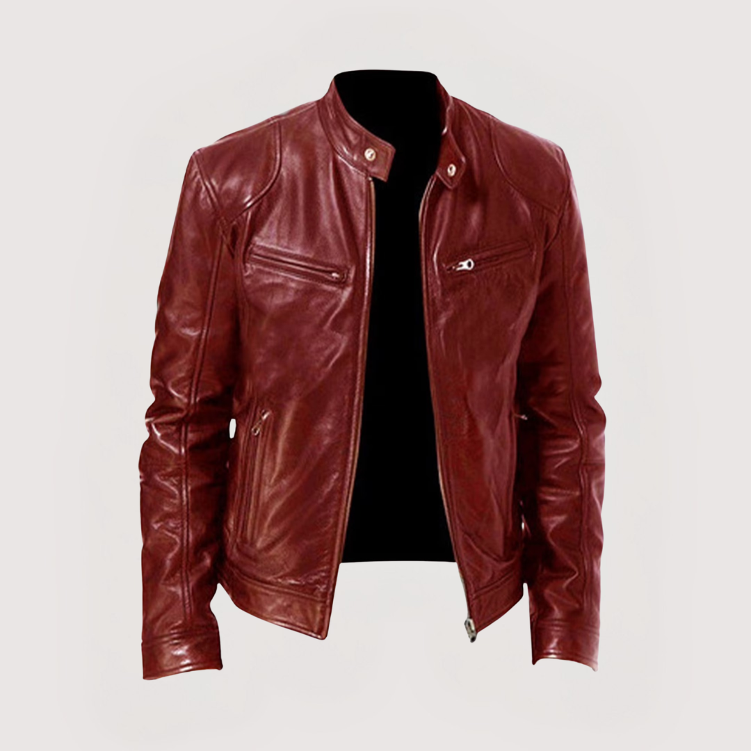 Men's Faux Leather Jacket