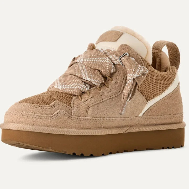 Women’s Fleece-Lined Suede Platform Winter Sneakers