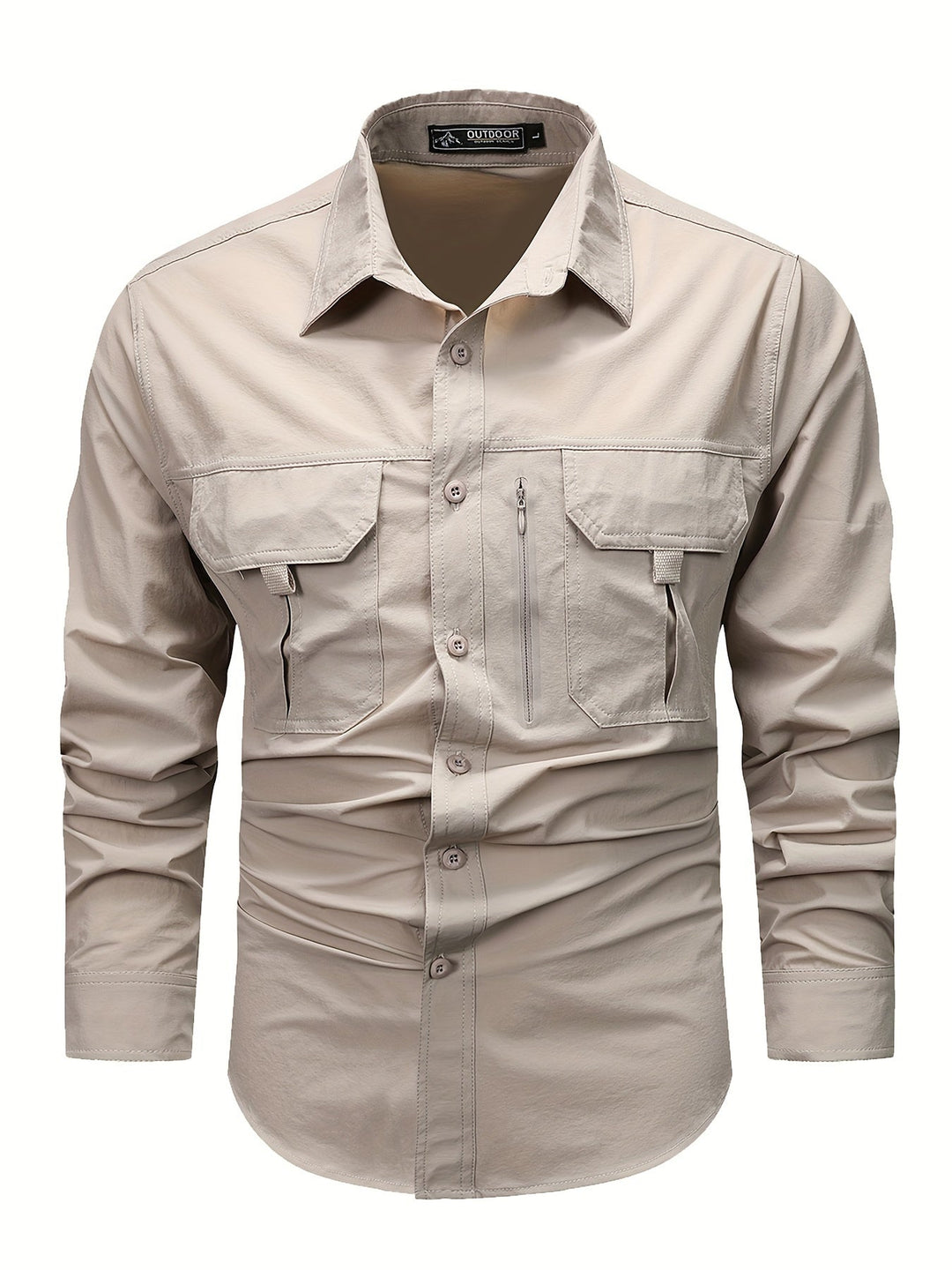 Men's Long Sleeve Cargo Shirt