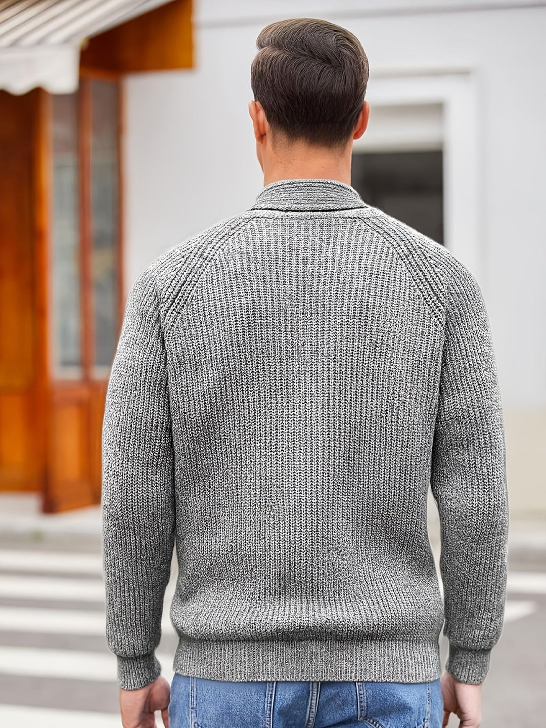 Men's Button Knit Cardigan