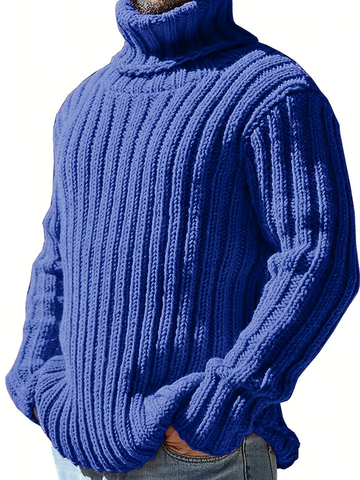 Men's High Neck Knit PUllover