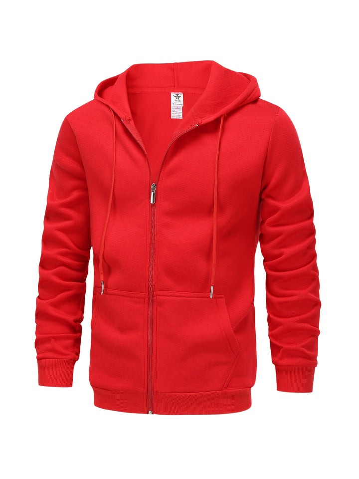 Men's Fleece Lined Zip Hoodie