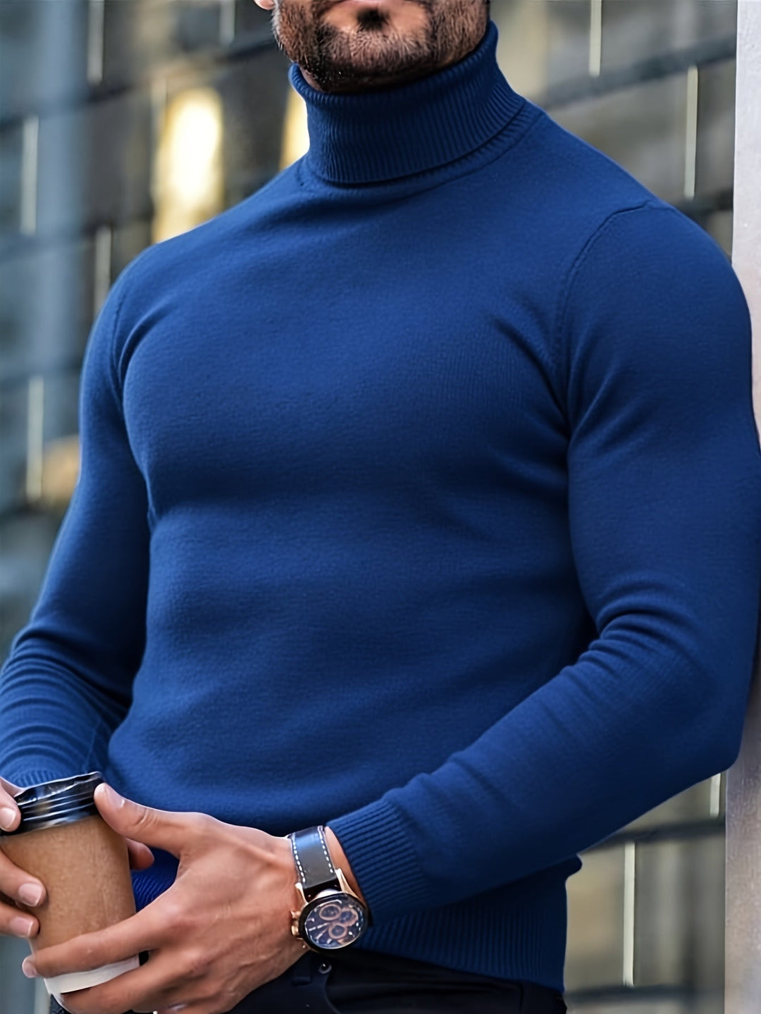 Men's Turtleneck Sweater