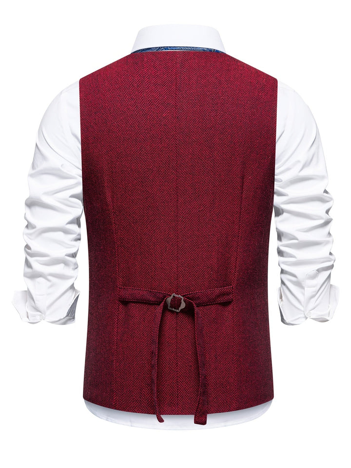 Men's Vintage Button Vest