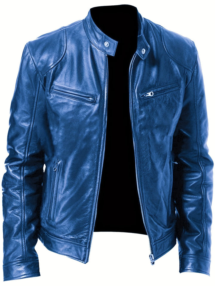 Men's Zip Motorcycle Jacket