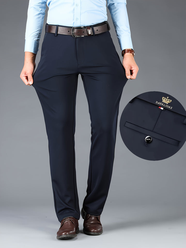 Men's Embroidered Stretch Pants