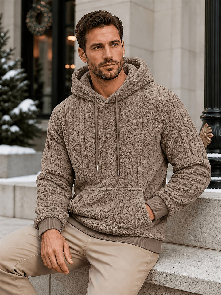 Men's Zip Stripe Hoodie