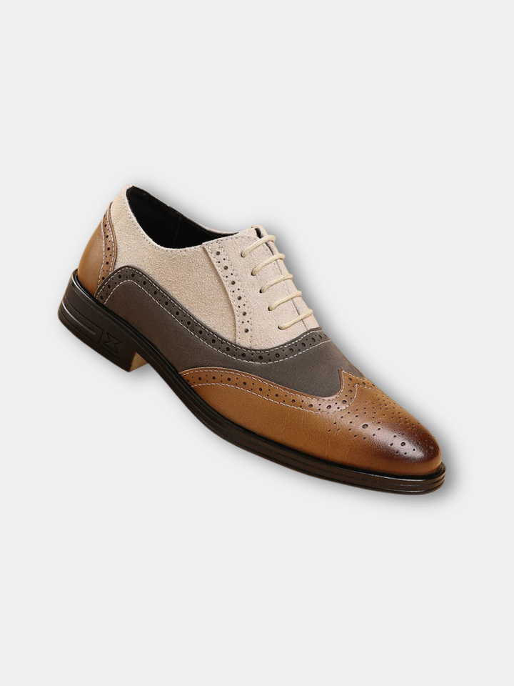 Men's Brogue Lace-Up Shoes