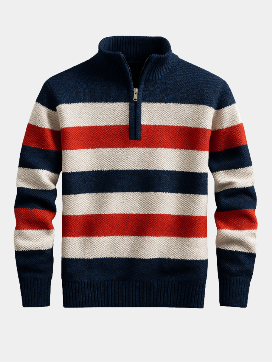 Men's Elegant Zip PUllover